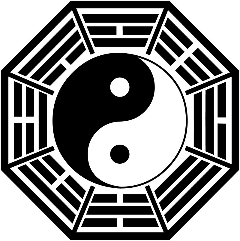 Représentation du PaKua (octogone représentant les huit forces de la nature et le mouvement Yin/Yang)